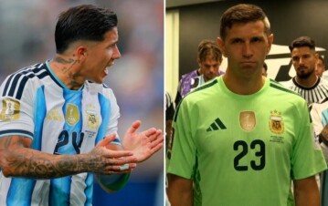 ¡Crece la polémica! El gesto de Dibu Martínez con Enzo Fernández en la arenga de Messi que encendió el escándalo tras la final del Mundial