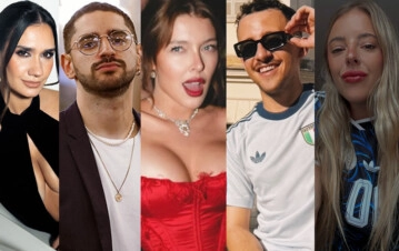 Figura de la tele, el stream y las redes se fue a Europa y se parló a un italiano