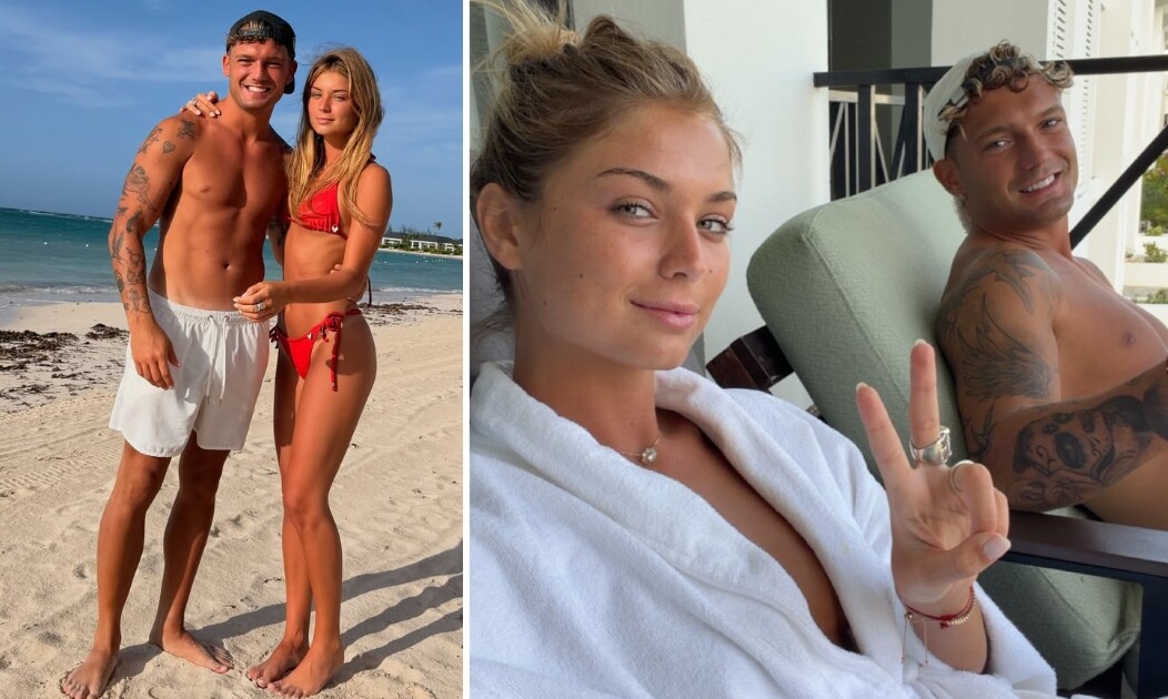 Las fotos más románticas de Ian Lucas y Renata Mónaco en sus vacaciones en Jamaica