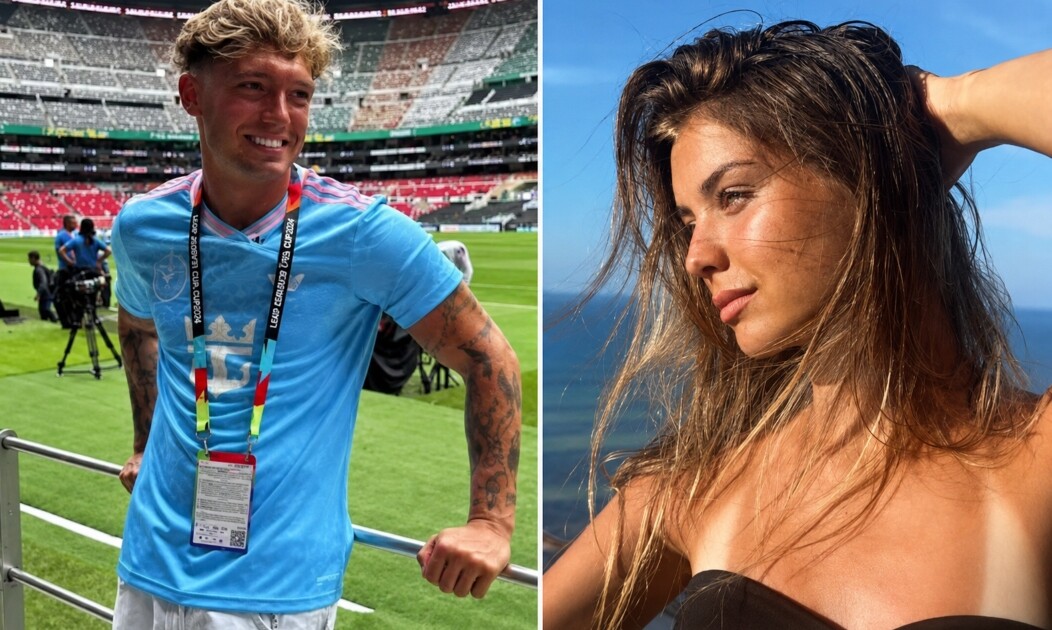 La primera foto de Ian Lucas y su novia Renata Mónaco, a los besos en la playa de Jamaica