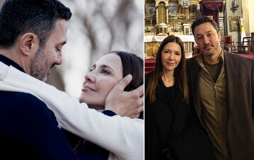 Cristina Pérez y Luis Petri pasaron por la Iglesia y recibieron una hermosa bendición: el enorme paso que dan tras 5 años juntos