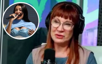 Matilda Blanco destrozó a María Becerra por el look que usó para el final del Mundial entre Argentina y España