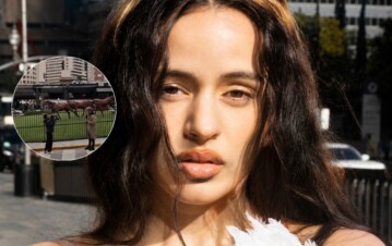 Bajo la lluvia, sin fans y rechazada: así fue la helada bienvenida a Rosalía en la Argentina tras la polémica y la cancelación