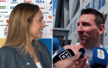 Sofi Martínez se reencontró cara a cara con Messi tras la polémica: cómo fue esa charla
