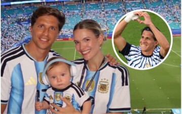 ¡Titular contra Inglaterra! Así acompañan a Giuliano Simeone en el Mundial su hermano Gianluca y su cuñada Eva Bargiela: emoción, aliento y muchos nervios