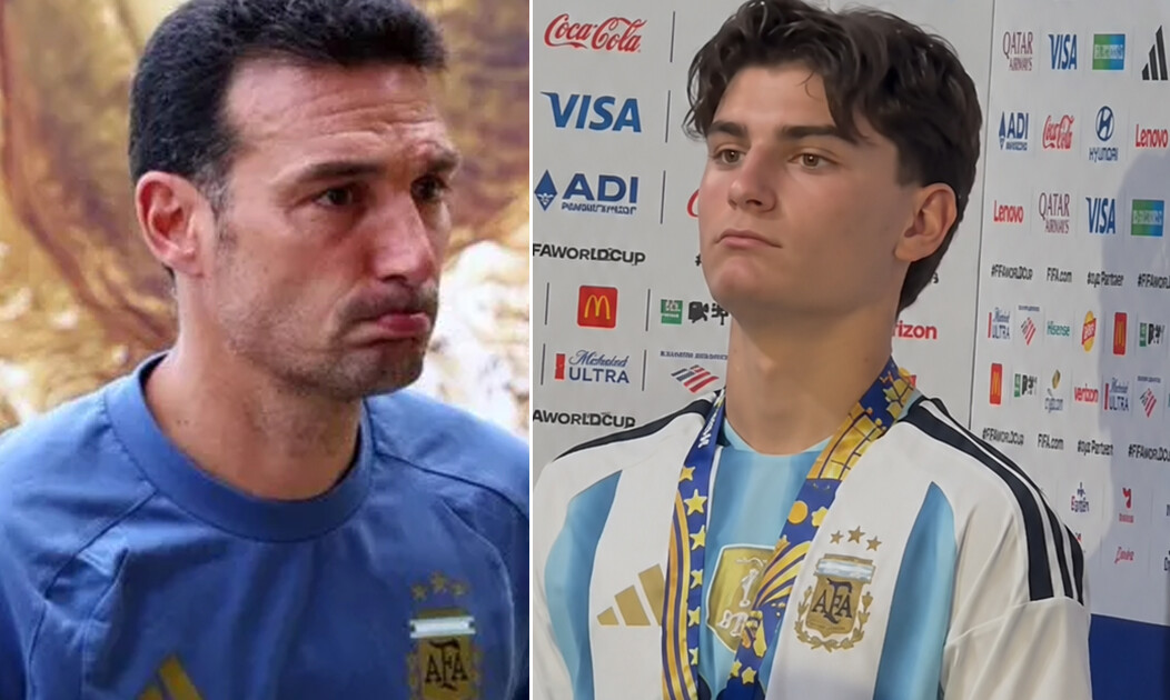 El video del hijo de Scaloni en la final del Mundial que nadie vio: el gesto con su papá que emociona al mundo