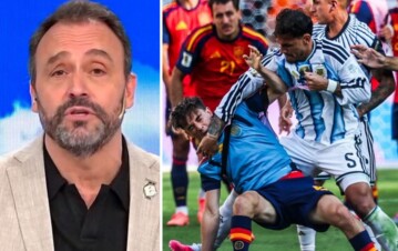 ¡Tranquilo, Adrián! Pallares estalló en vivo, tras el escándalo de Argentina con España en el Mundial: "Parece que somos un mierda"