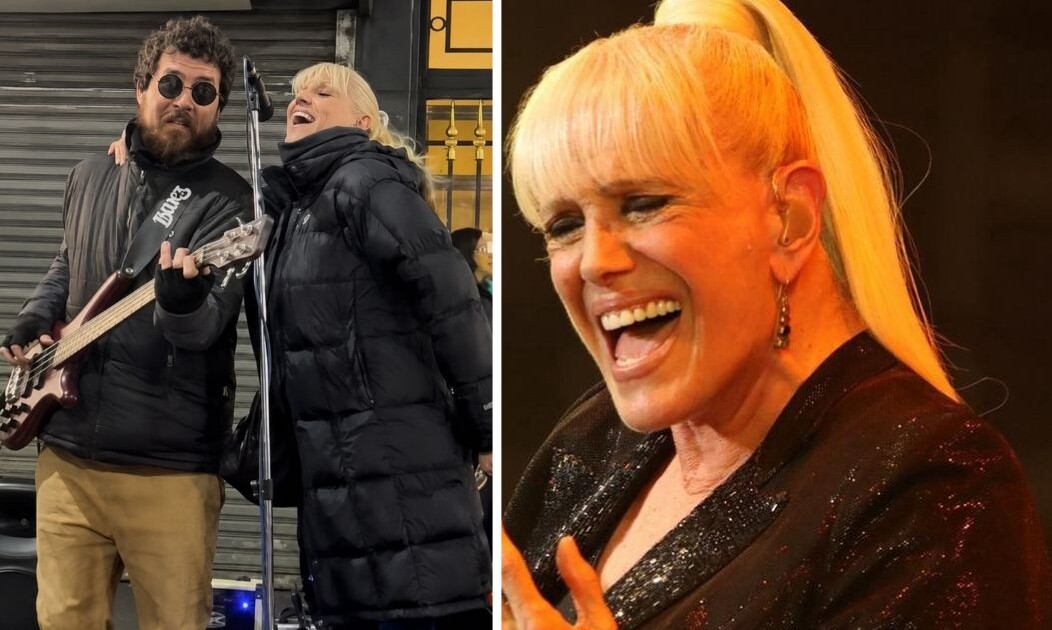 ¿Qué pasó? Valeria Lynch apareció cantando en la calle a sus 74 años y todo el país habla de su video que se hizo viral