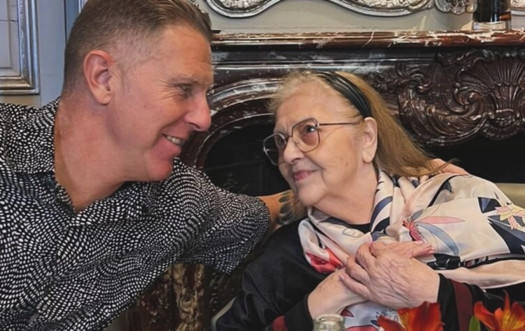 Alejandro Fantino y su mamá. (Instagram)