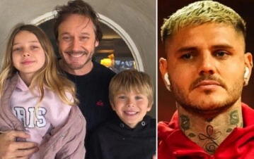 Benjamín Vicuña hijos Mauro Icardi