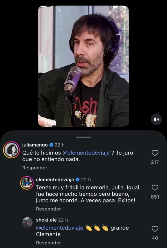 ACA EMPEZO TODO. CANCELA DIO UNA NOTA EN VORTERIX, CRITICO A FUTUROCK Y LE RESPONDIO JULIO MENGOLINI.
