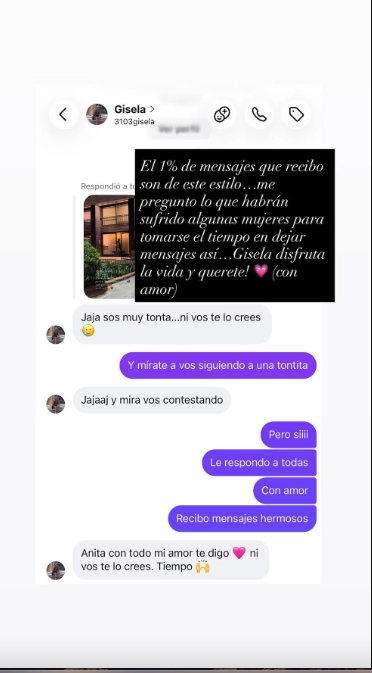 La novia de Vicuña se cruzó con una seguidora