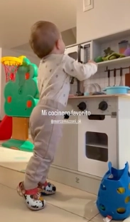 Marco, el hijo de Sol Pérez. Foto: IG.