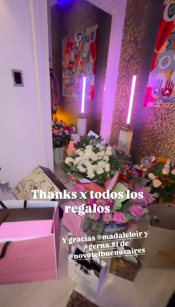 Moria Casán recibió obsequios muy lujosos en su día. Foto: IG.