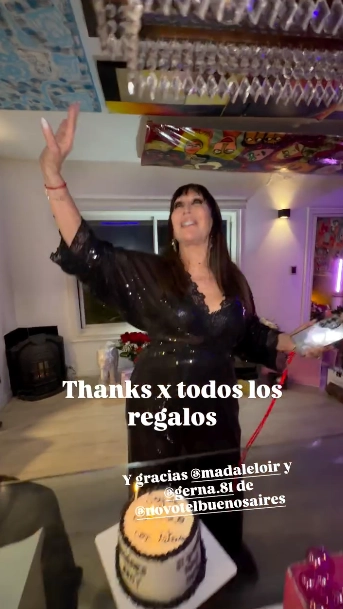 Moria Casán. Fotos: IG. 