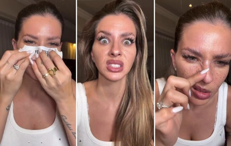 China Suárez maquillaje (Captura Video)