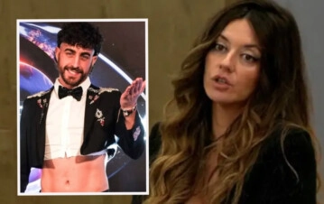 EUGENIA MANDO AL FRENTE A DOS HOMBRES DE GRAN HERMANO QUE ESTAN JUNTOS