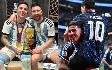 Enzo Fernández Messi Selección Argentina