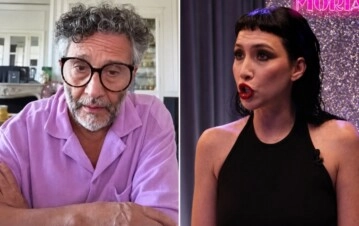 Fito Páez y Sofía Gala.