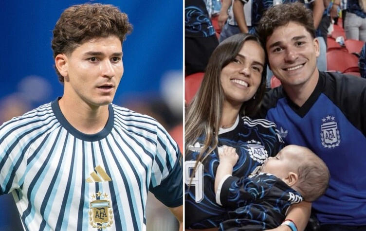 Julián Álvarez y Emilia Ferrero (Instagram)