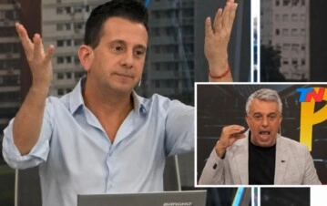 Matías Bertolotti y Mario Massaccesi. (Captura TN)