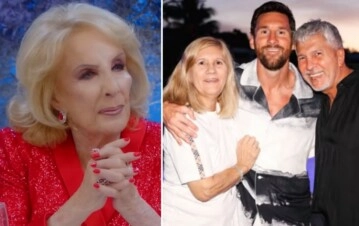 Mirtha Legrand Lionel Messi Jorge Messi