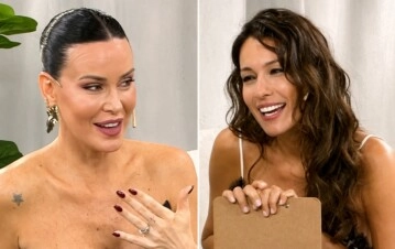 Natalie Weber y Pampita. (Infobae)
