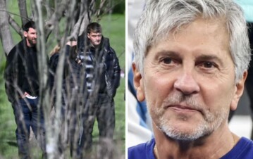 El dolor de Lionel Messi y su familia tras despedir a Jorge Messi: las imágenes de su salida del cementerio