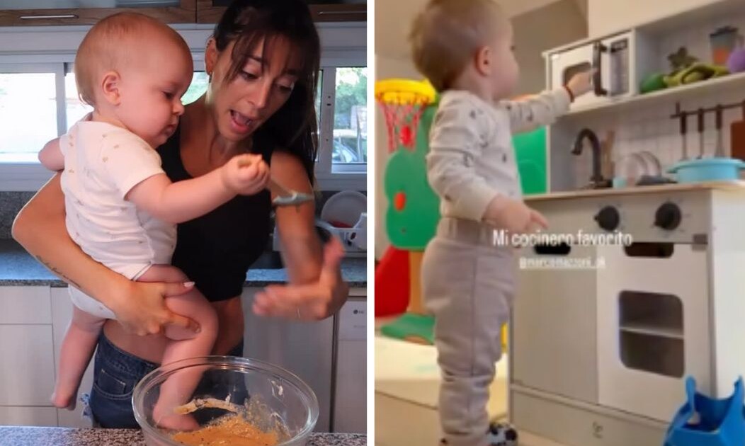 Sol Pérez mostró la mini cocina que tiene Marco, su hijo, para jugar: "Mi cocinero preferido"