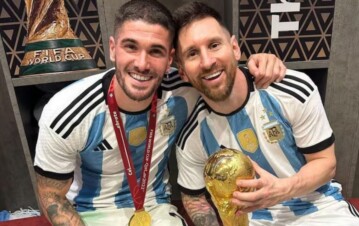 La tristeza inmensa de Rodrigo de Paul ante la despedida de Leo Messi: “Te vi pasar momentos en los que cualquiera…”
