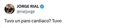 LA DESESPERANTE INFORMACION QUE DIO A CONOCER JORGE RIAL.