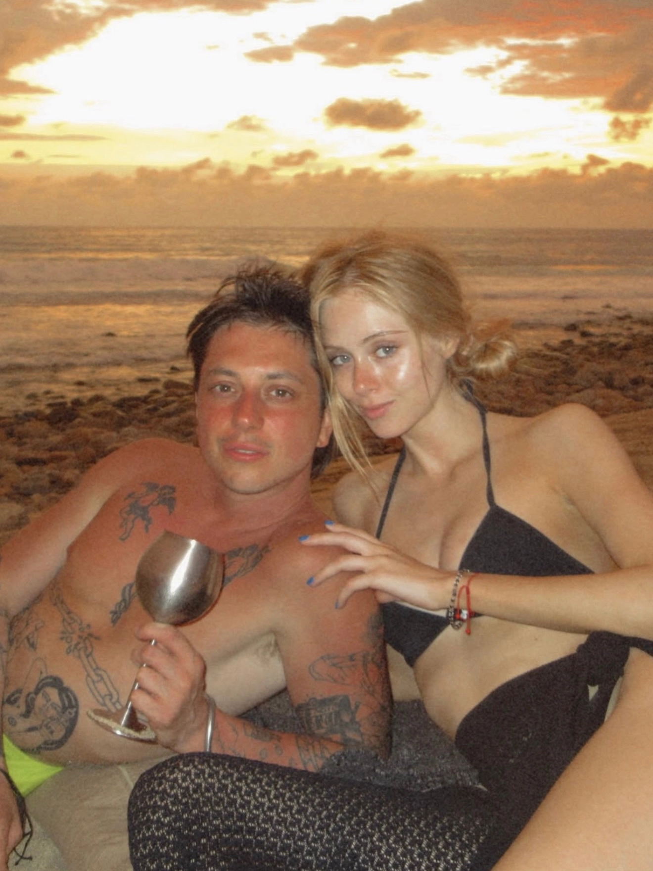 La pareja se encuentra descansando en las playas de México. Foto: IG. 