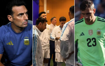 Se supo el conflicto que se dio entre los jugadores de Argentina en el vestuario, antes de la final con España: "Hubo una discusión, el Dibu Martínez le dice a Scaloni que..."