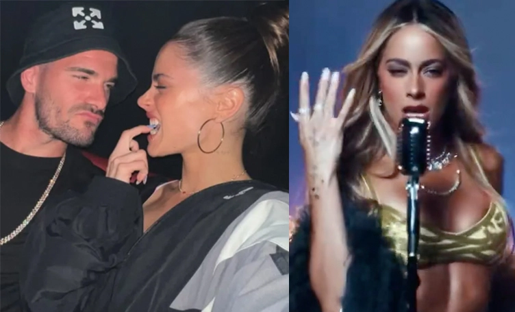 Tini Stoessel le dedicó una canción a su ex Sebastián Yatra y tiene lío con Rodrígo De Paul a pocos meses de su boda