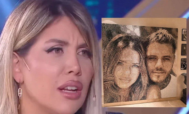 Wanda Nara, contra el rompecabezas demencial que le hicieron armar a sus hijas
