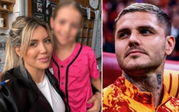 Angustiada y en crisis: la dramática foto de la hija menor de Wanda Nara atormentada por Mauro Icardi