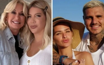 Yanina Latorre y Wanda Nara
