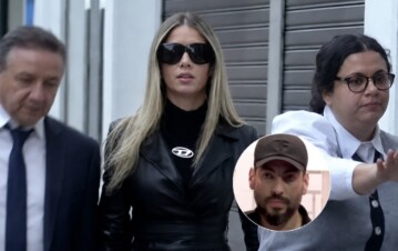 De negro y a escondidas: así llegó la novia de Facundo Moyano a declarar a la fiscalía para explicar todo lo que pasó en su departamento