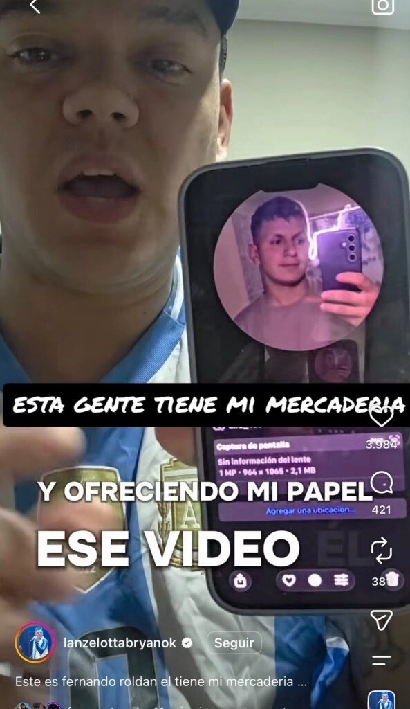 Brian Lanzelotta estafa
