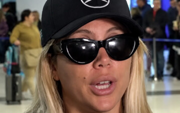 ¡Se pudrió todo! Wanda Nara llegó al país y ni bien aterrizó protagonizó un feroz conflicto en el aeropuerto con sus hijas: "Le pasan todas"
