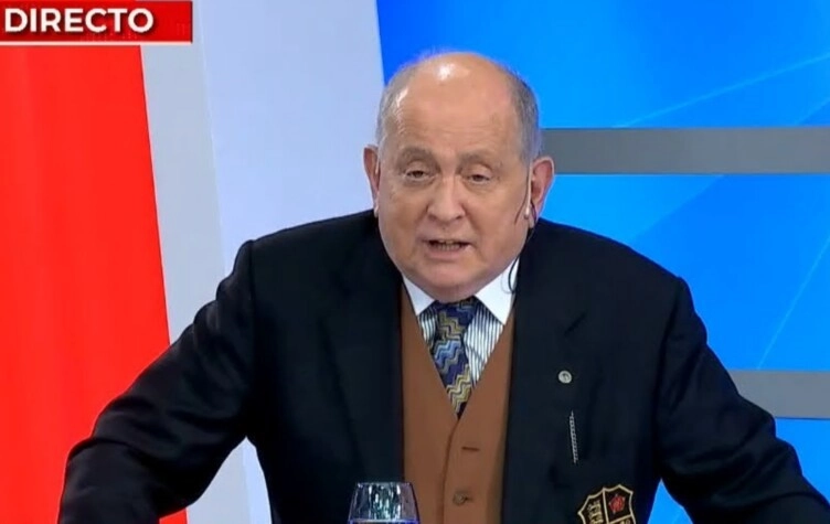 Chiche Gelblung en Crónica TV. (Captura)