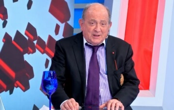 Chiche Gelblung en Crónica TV. (Captura de pantalla)
