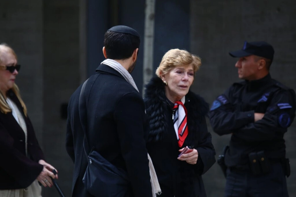 Cristina Seoane despidió a su esposo, Chiche Gelblung.