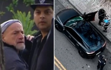 Chocó Gustavo Sofovich en su auto contra una moto y una mujer resultó herida durante el accidente: "Parecía que estaba..."