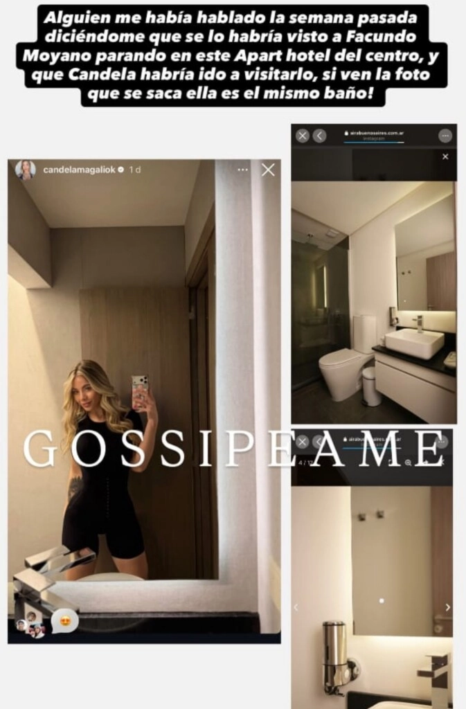 El posteo de Pochi sobre Candela Arizaga. (Instagram)