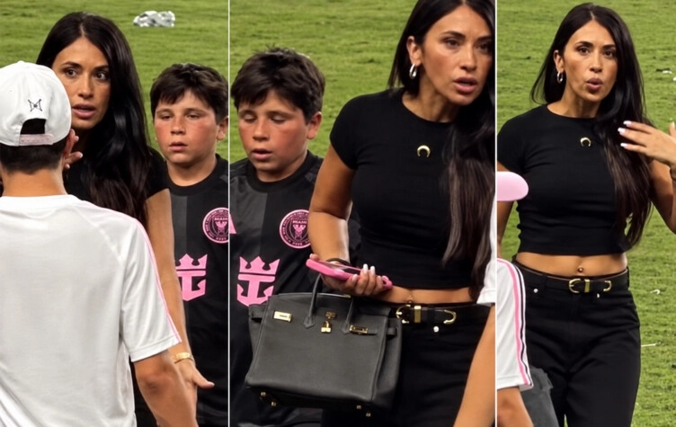 El video de Antonela Roccuzzo retando a su hijo mayor, Thiago Messi, del que habla el mundo entero