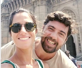 MARRU DUFFARD Y GASTON, SU MARIDO HACE 10 AÑOS.
