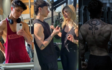 El hijo de Débora Plager