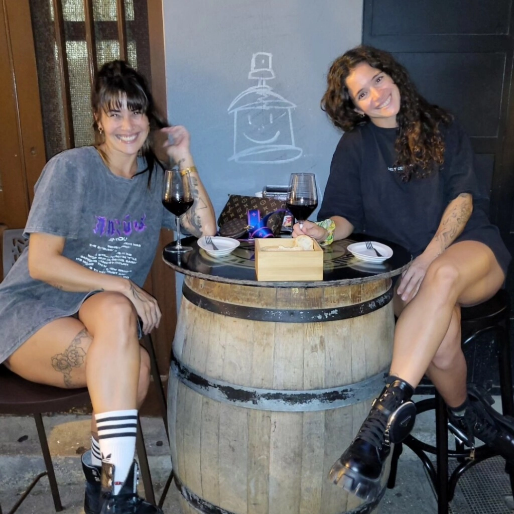 Ivana Nadal con su novia, Josefina. (Instagram)