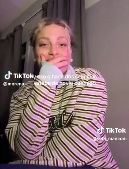 EL TIKTOK QUE SUBIO MORENA CONTANDO, EFECTIVAMENTE, LO QUE HABÍA DICHO LA TIA SEBI: QUE HACE DOS SEMANAS ESTABA CON TIAGO PZK.